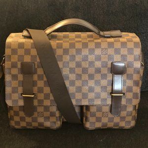 VINTAGE LOUIS VUITTON BROADWAY DAMIER EBENE CANVAS